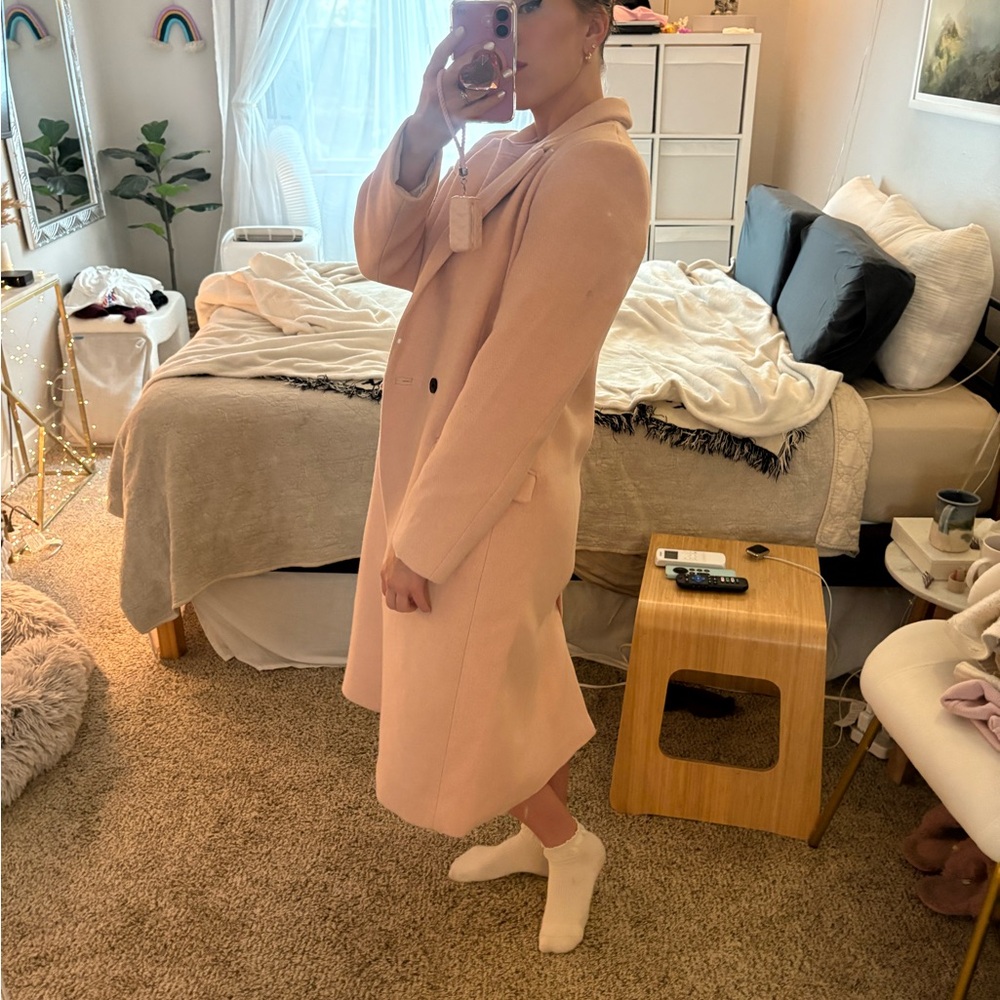 Banana Republic Pink Trench Coat - Picture 9 of 9